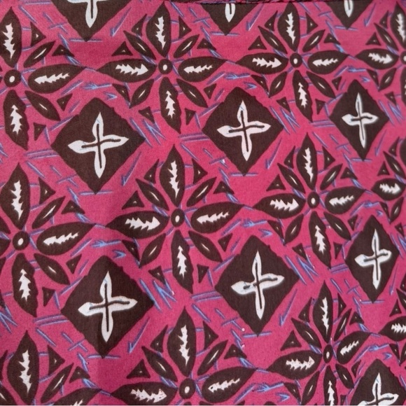 Vintage 80s Pink Geometric Windbreaker Jacket Size Large XL Westen Boho Retro - Picture 5 of 9